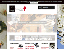 Tablet Screenshot of hotelruralmurcia.com